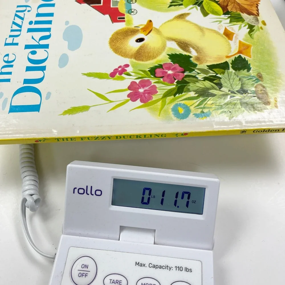 Vintage Golden Press The Fuzzy Duckling Book Kids OS Illustrated Farm Retro